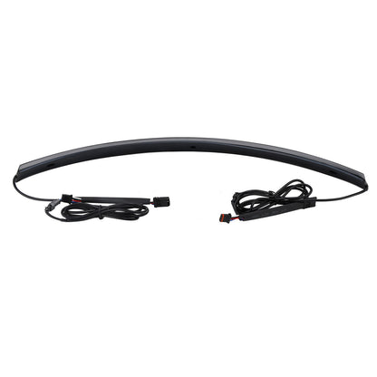 LED Running Turn Signal Light Windshield Trim for 2014+ Electra Glide Black
