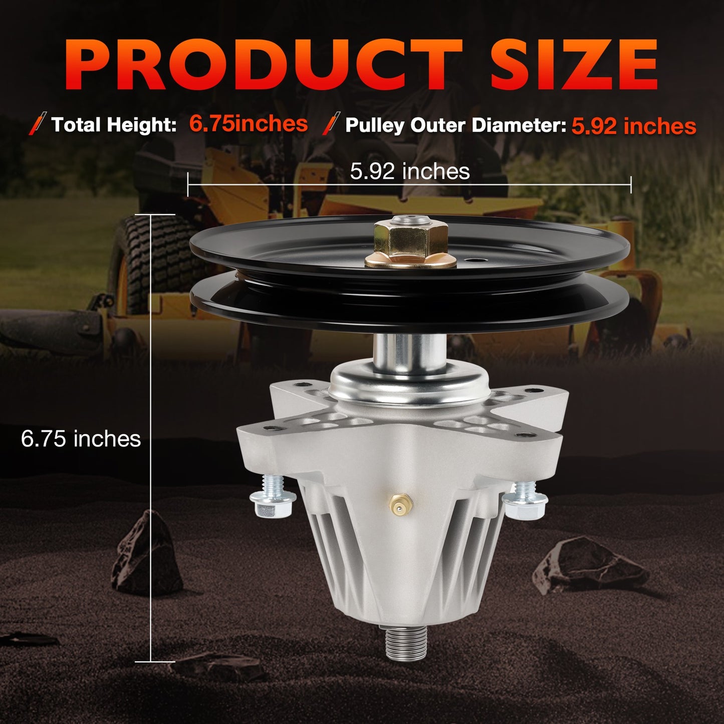 618P09258 Mower Deck Spindle For Cub Cadet XT2 XT1  MTD Craftsman Troy-Bilt 46in