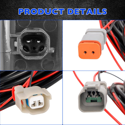 LED Truck Bed Light Lamp Assy Kit w/ Wires For 2021-25 Ford F-150 Plug-and-Play