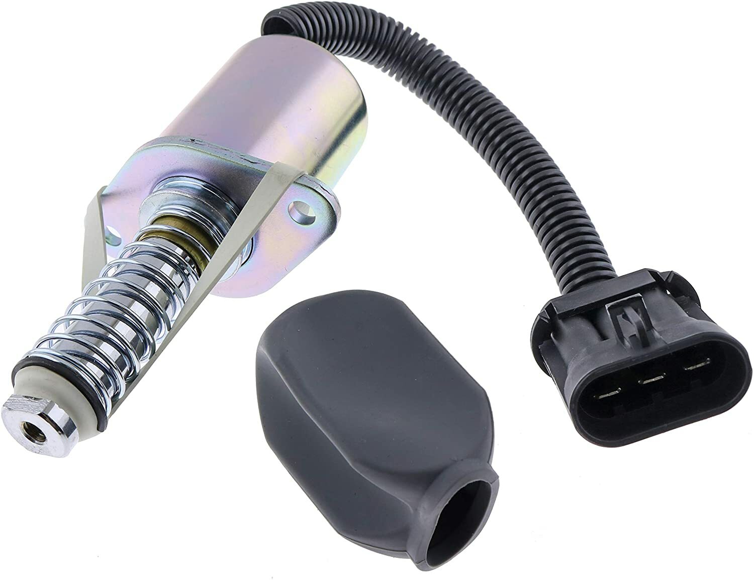 Solid Spare 12V Fuel Solenoid 6681513 6681512 for Bobcat Skid Steer 325 328 751 7753 853 953