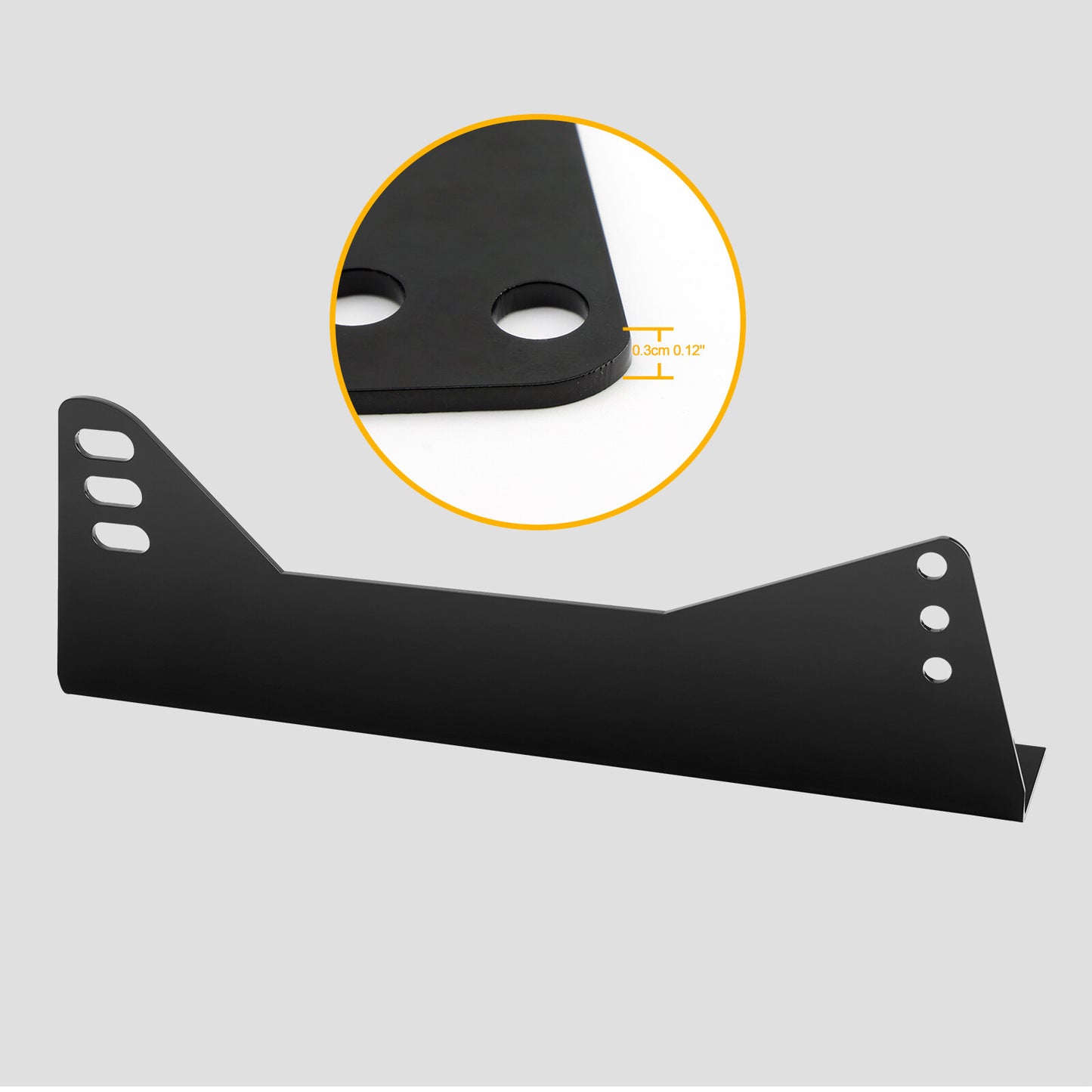 2x Universal Racing Side Mount Brackets Fits Recaro Bride OMP Bucket Seat
