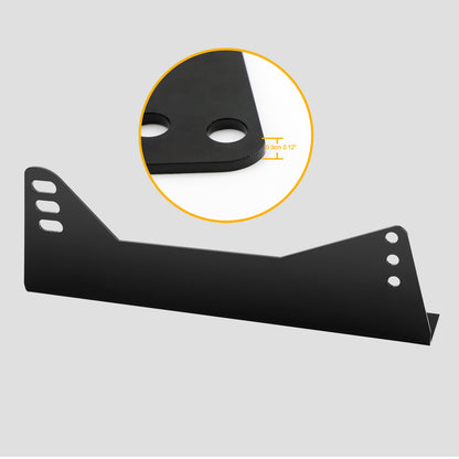 2x Universal Racing Side Mount Brackets Fits Recaro Bride OMP Bucket Seat