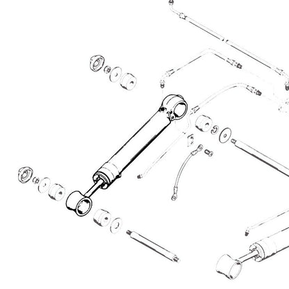 Trim Tilt Ram Cylinder Port & Starboard for MerCruiser Bravo 98703A26 98704A26