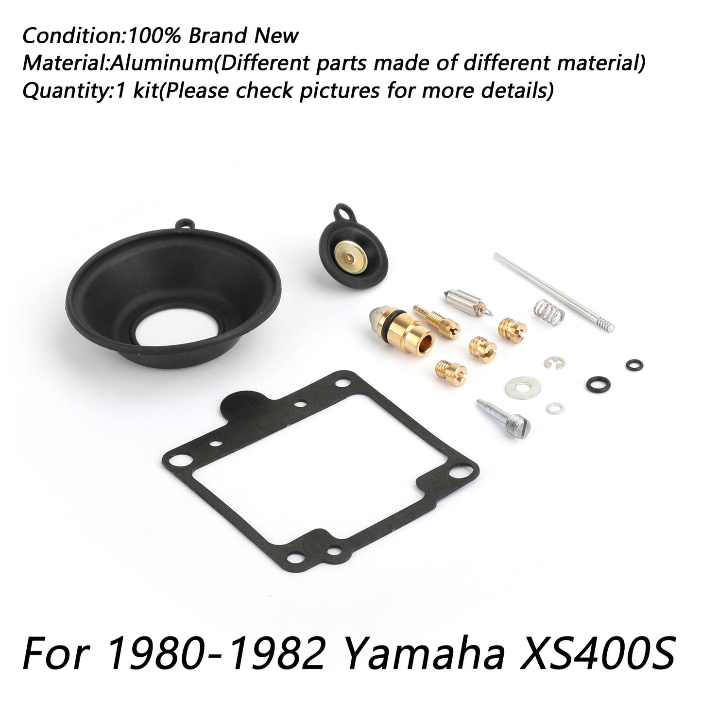 2x Carburetor Repair Rebuild Kit For Yamaha XS400 SE Special 1980-1982 1981 New