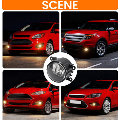 Pair For Ford Explorer 2011-2015 Clear Lens Fog Lights Bumper Lamps 2Pcs New