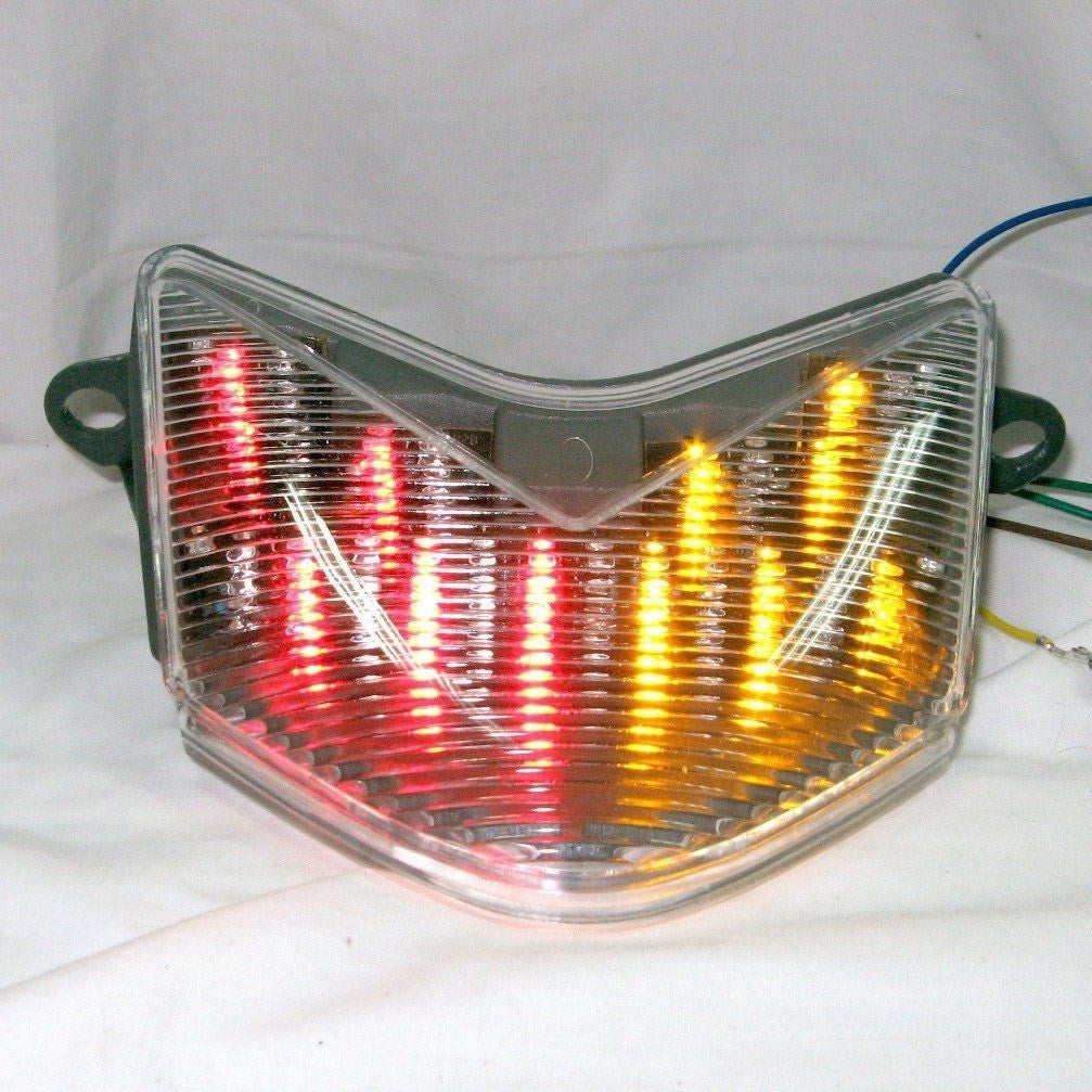 LED Tail light+integrated Turn Signals For Kawasaki Ninja ZX-6R/6RR/636 ZX10R US
