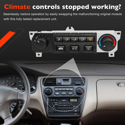 Heater A/C Climate Control Module Panel Switch For 1998-04 Honda Accord Odyssey