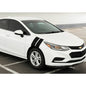 3" Dual Fender Stripe Hash Mark Stripe Decal Graphic Kit For Chevy Cruze