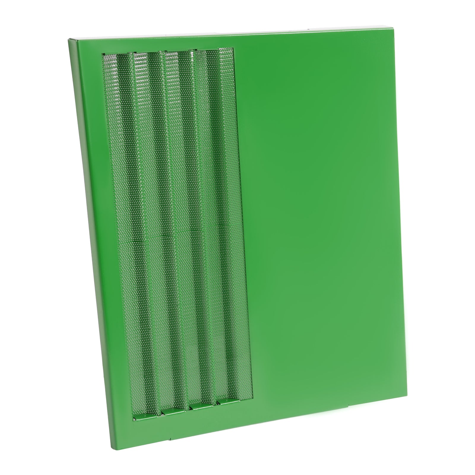 Solid Spare Left Front Side Panel w/Screen Metal INSERT For John Deere 6110 6200 6405 6500