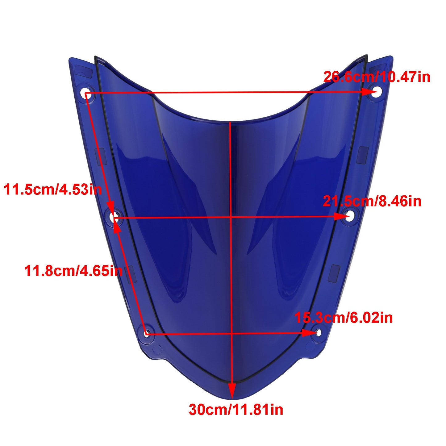 Windshield Windscreen Protector for Kawasaki Ninja ZX-10R 2021~2024 blue