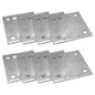 Stationary & Floating Dock Backer Plates 5"x5" Heavy-Duty Galvanized Steel (8)