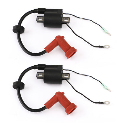 2x Outboard Engine Ignition Coil fit for Yamaha 40hp 40X E40X MHL 66T-85570-00 E