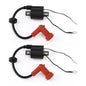 2x Outboard Engine Ignition Coil fit for Yamaha 40hp 40X E40X MHL 66T-85570-00 E