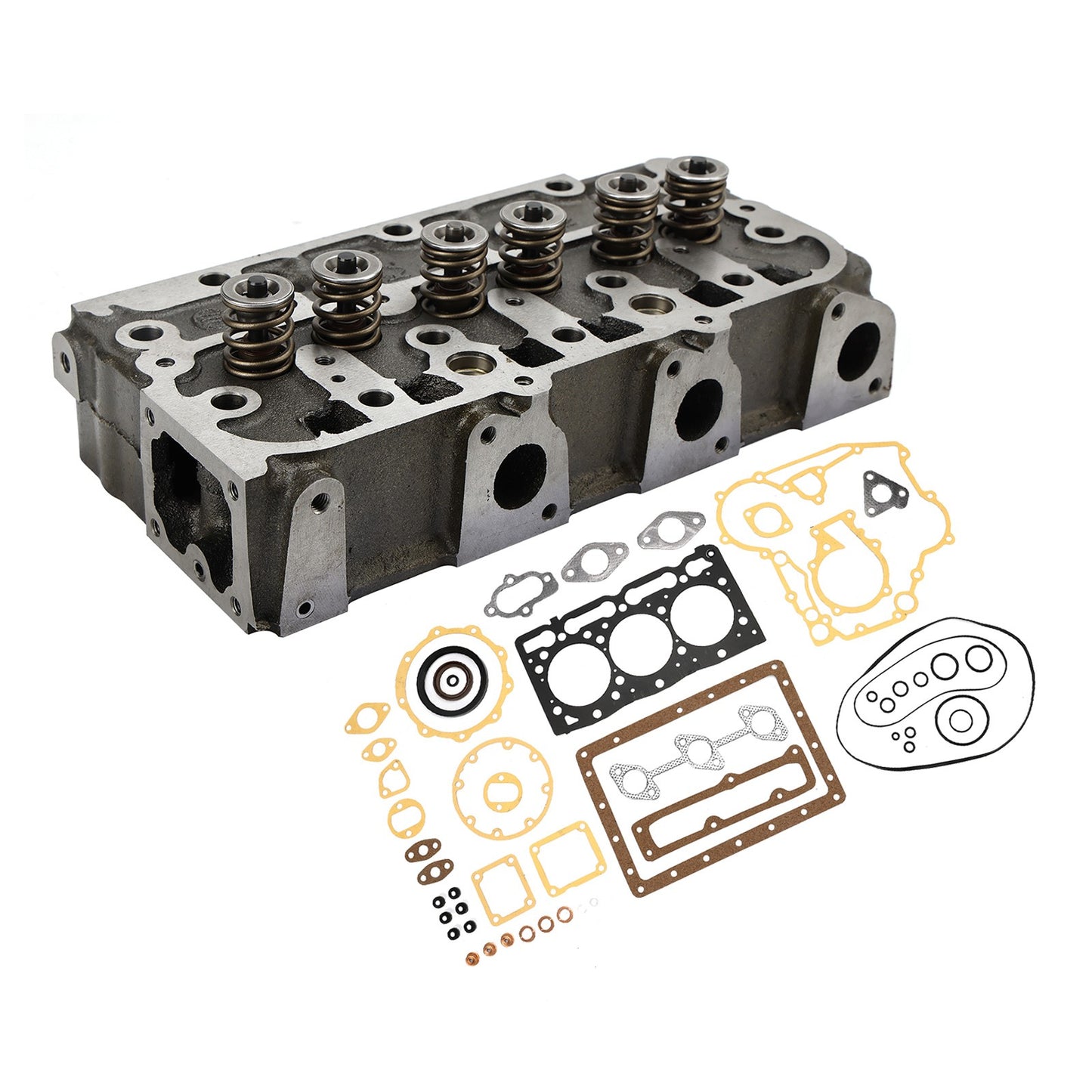 D1305 Complete Cylinder Head Assy+Gasket For Kubota B2710HSD F3060 Tractor