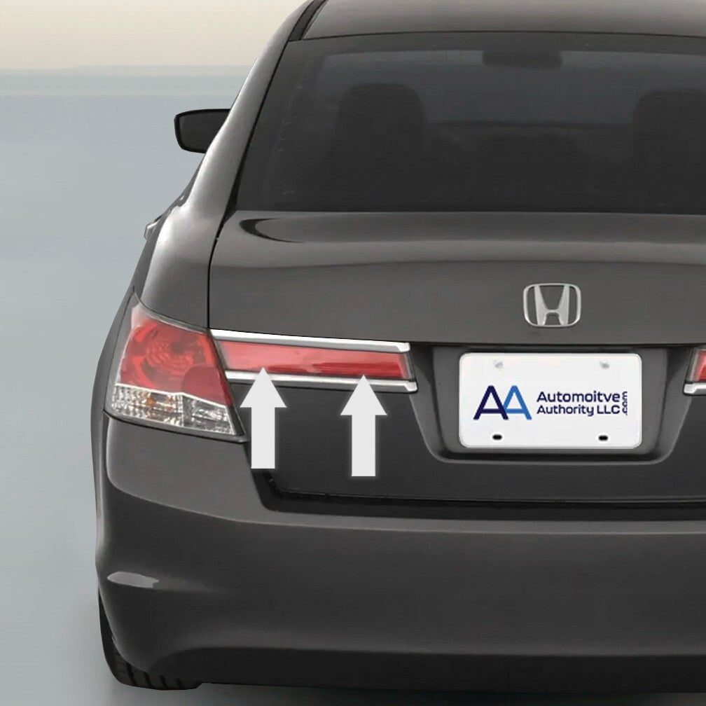CHROME REAR TAILLIGHT TRIM MOLDING For HONDA ACCORD 2011 2012