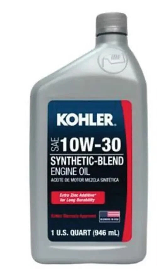 Solid Spare Kohler OEM 25 357 64-S 10W-30 Command UD Synthetic Engine Oil Quart - 12 PACK