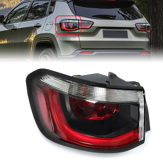 Solid Spare Left Driver Side Rear Tail Light Lamp For Jeep Compass 2017-2020 Brake Light