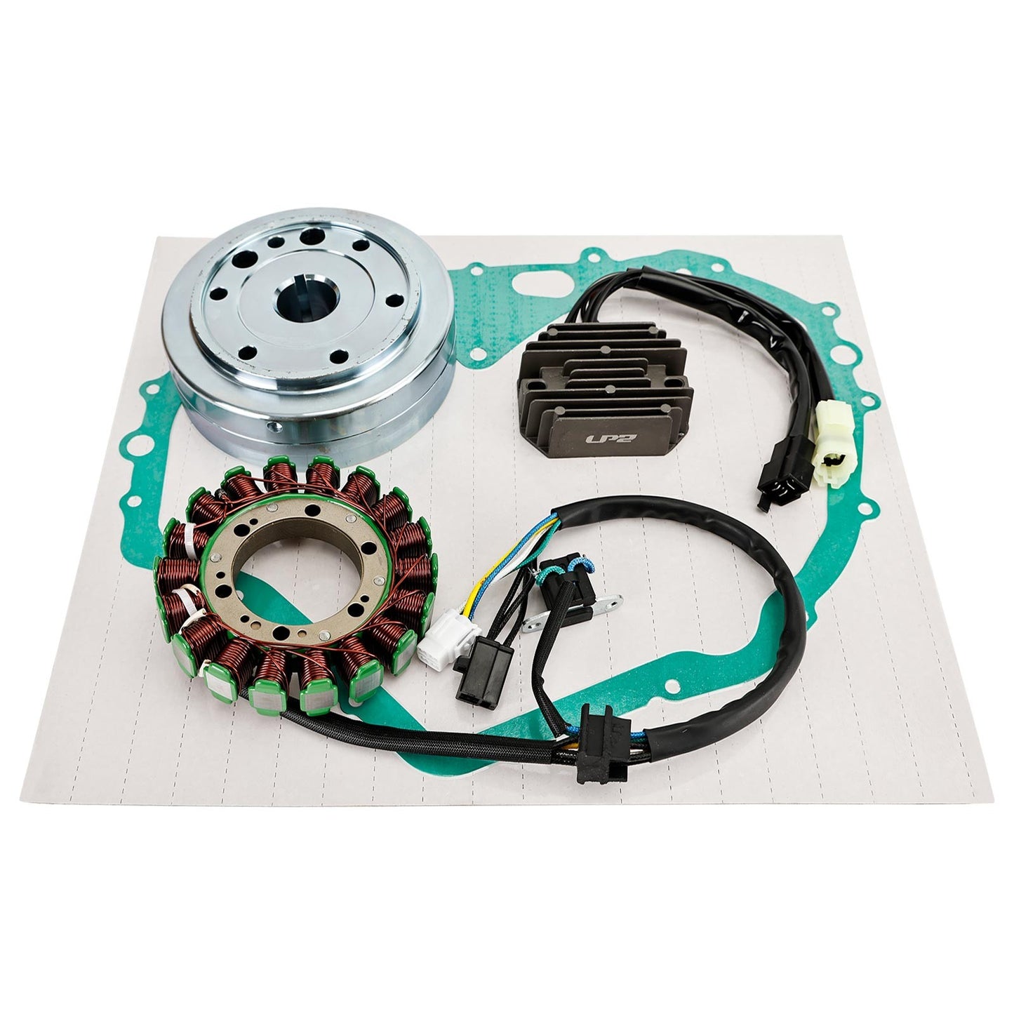 Kit Stator Rotor Regulator Rectifier Cover Gasket For Arctic Cat 400 ATV 03-08