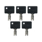 (5) Ignition Key For Caterpillar Crown Yale Hyster Gradall  - 107151-002, 166
