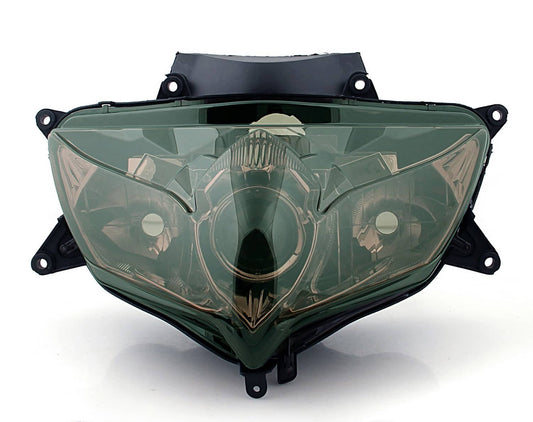 Solid Spare Headlight FrontLight Assembly Smoke Case For Suzuki GSXR600/750 2008-2009 K8