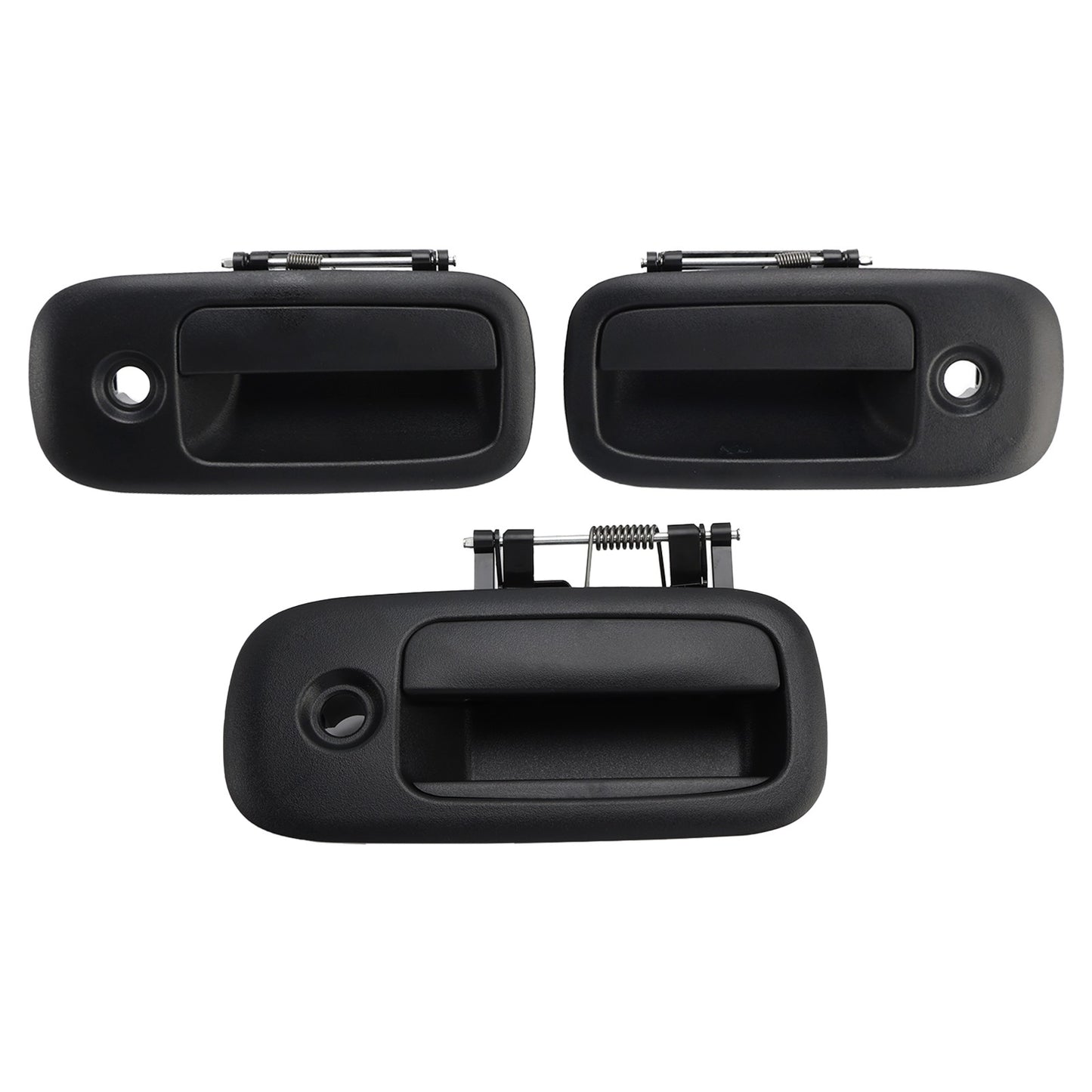 3PCs Front Exterior Door Handle Set For Chevrolet Express 1500 2500 1996-2009