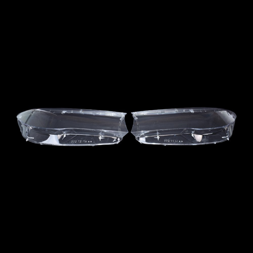 For 2016-2019 BMW 7 Series G11 G12 Headlight Lens Clear Cover Lamp shade A Pair