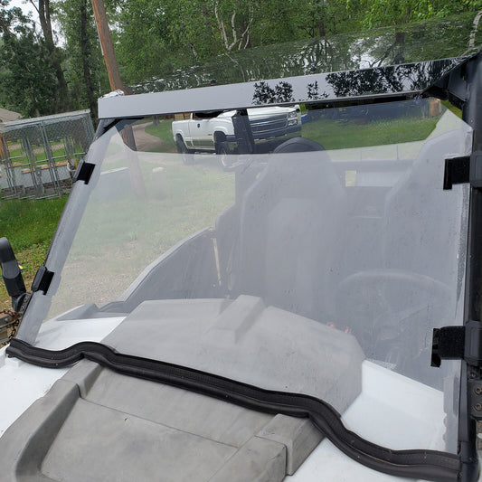 Solid Spare Full Windshield For Polaris RZR 900 1000 Turbo 2014-2021 w assembly fitting sets