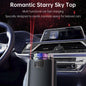 120W Super Fast Car Charger Retractable Cable Car Air Freshener Starry Sky Roof