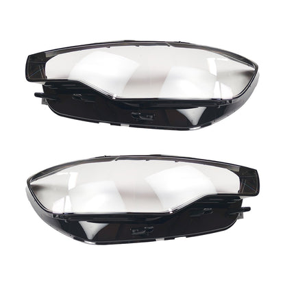 Clear Headlight Headlamp Lens Covers For 2011-2015 Audi A6 C7 Left&Right