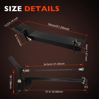 61" ICD Deck Lawn Mower Chute Blocker Fits Ferris IS700Z ISX800 ISX2200 ISX3300
