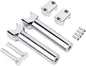 Motorcycle 1'' Handlebar Risers Clamps Handle Bar Mount For Harley Honda