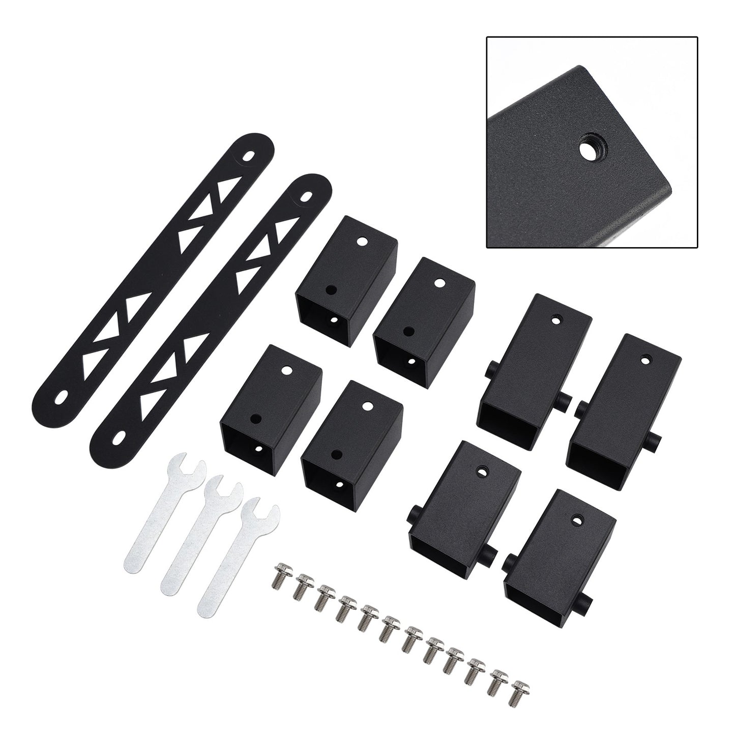 Driver & Passenger Seat Raiser Adaptor Kit For Polaris Rzr Pro Xp 20-23 Turbo