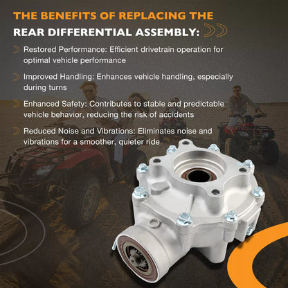 Rear Differential For 2017-19 Honda Rancher TRX420 Foreman TRX500 41300-HR3-W50