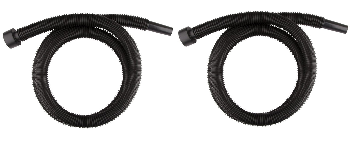Solid Spare (2) Wet Dry Vacuum Cleaner Hose for Shop Vac 10' 10 foot 1.25" Dia