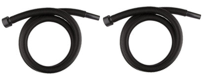 Solid Spare (2) Wet Dry Vacuum Cleaner Hose for Shop Vac 10' 10 foot 1.25" Dia
