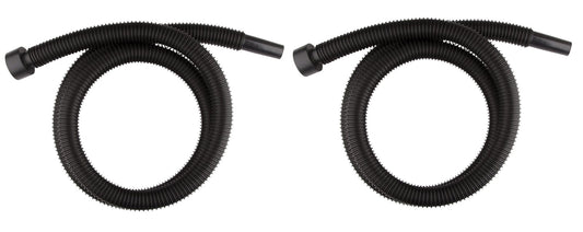 Solid Spare (2) Wet Dry Vacuum Cleaner Hose for Shop Vac 10' 10 foot 1.25" Dia