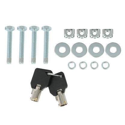Solid Spare Floor Center Console Lock Safe Storage For 15-20 F150/Raptors 17-22 F250 F350