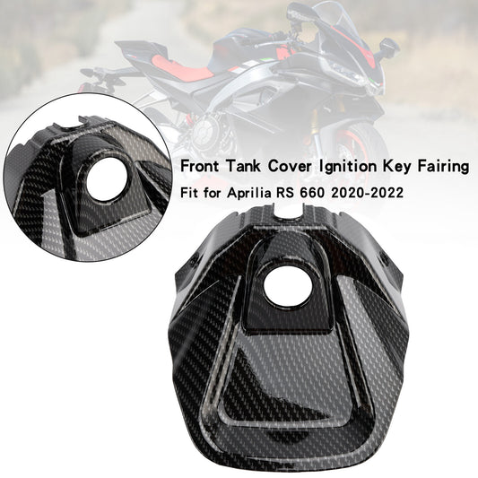 Carbon Front Tank Cover Ignition Key Fairing for Aprilia RS 660 2020-2024