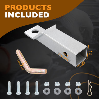 Red 2" Trailer Hitch Receivers Kit For ZT Elite Magnum Avengers Mavericks 18-20