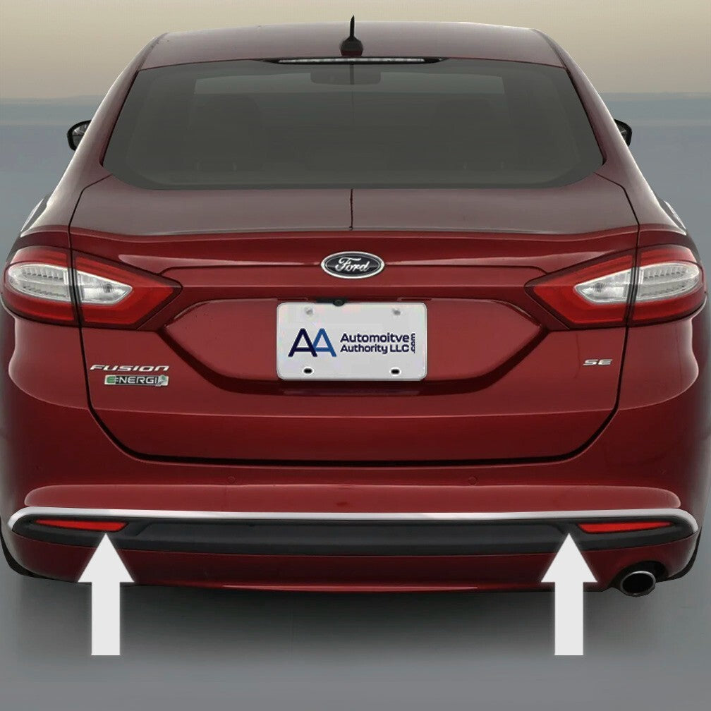 CHROME REAR BUMPER TRIM For FORD FUSION 13-17 14 15 16