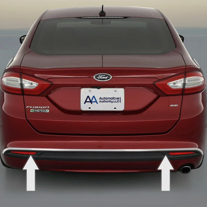 CHROME REAR BUMPER TRIM For FORD FUSION 13-17 14 15 16