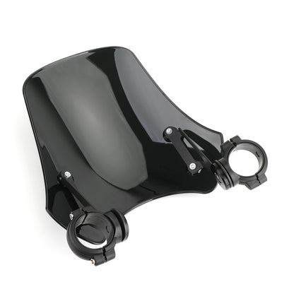 ABS Motorcycle Windscreen Windshield For Dyna Softail Models Black New