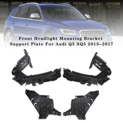 Front Headlight Mounting Bracket Support Plate For Audi Q5 SQ5 2013-2017