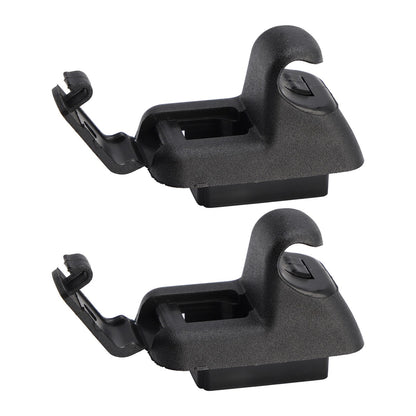 2x Black Sun Visor Clip 1RF14DX9AB Fit For Chrysler 300 Dodge Charger 2011-2020