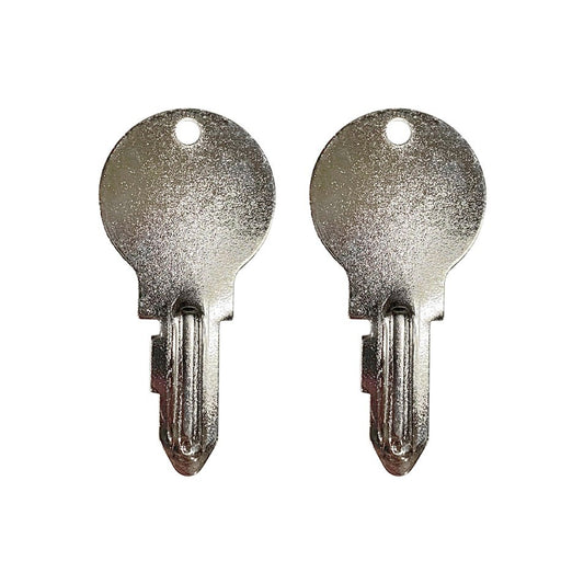 Solid Spare (2) Ignition Key For Kubota L & M Series Tractor - 32130-31810, 32130-31812