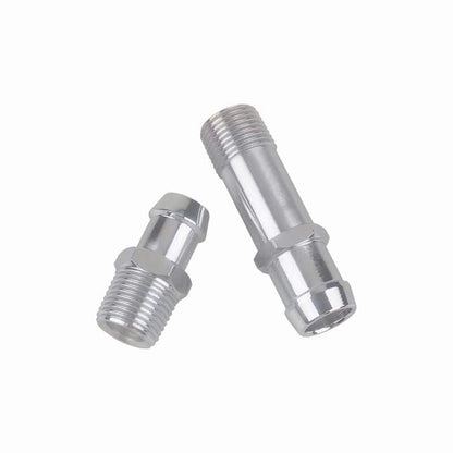 HEATER HOSE FITTING SET For 3/4" WATER PUMP 5/8" INTAKE CHROMED STEEL SBC BBC