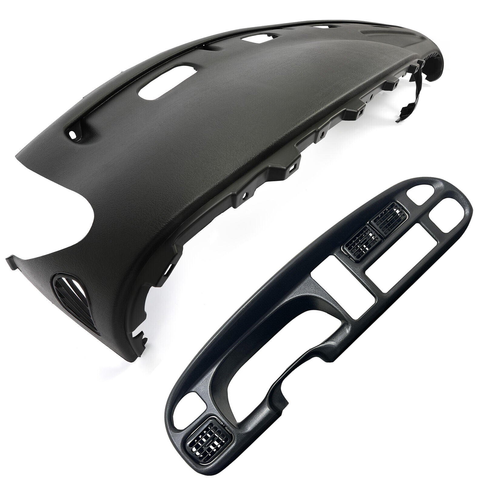 Solid Spare Dash Instrument Panel Pad Replacement Vent For 98-02 01 Dodge Ram 1500 2500 3500