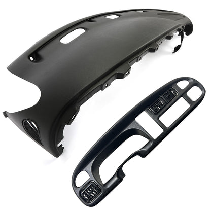 Solid Spare Dash Instrument Panel Pad Replacement Vent For 98-02 01 Dodge Ram 1500 2500 3500