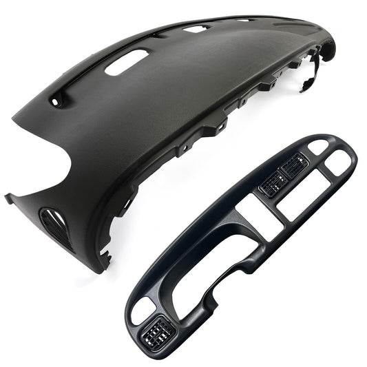 Solid Spare Dash Instrument Panel Pad Replacement Vent For 98-02 01 Dodge Ram 1500 2500 3500