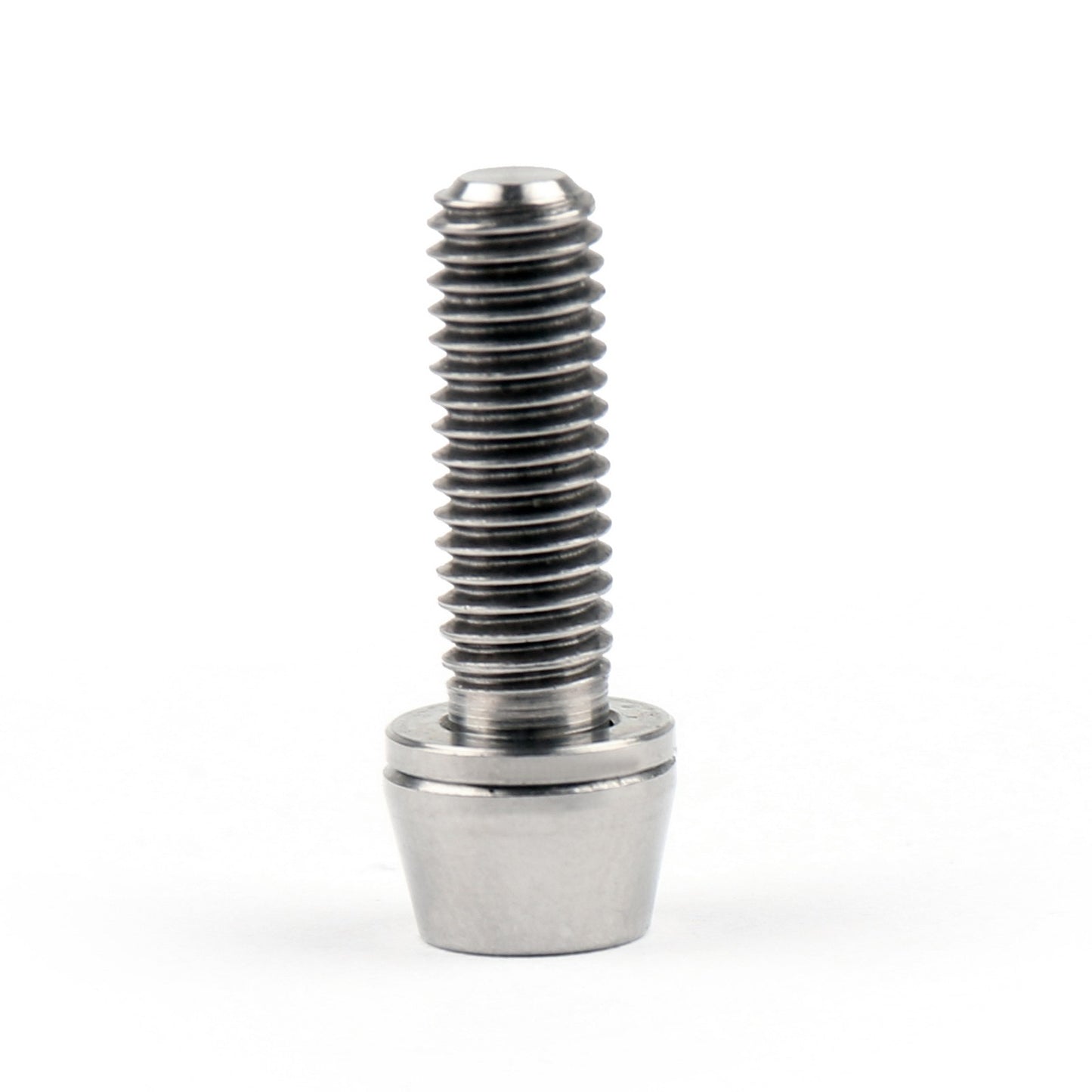 M5x16mm Titanium Ti Bolts Allex Hex Bike Stem Tapered Head Screw + Washer 6pcs T